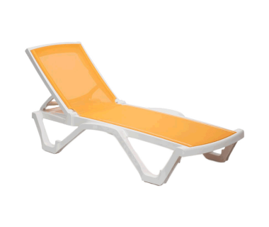 Шезлонг Tilia Mare біла слонова кістка - жовтий