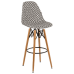 Стул барный Tilia Eos-V сиденье с тканью, ножки буковые ARTCLASS 802 в интернет-магазине "Мебли Даром"