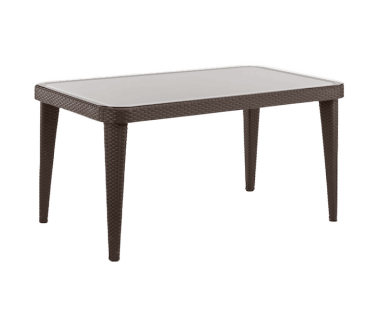 Стол Tilia Osaka 90x150 см ножки пластиковые венге