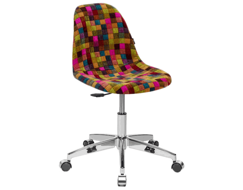 Стул офисный Tilia Eos-Office сиденье с тканью COLOURBOX 7700 в интернет-магазине "Мебли Даром"