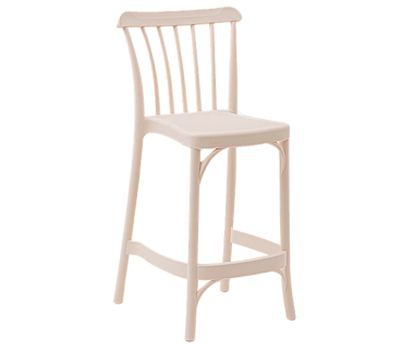 Стул барный Tilia Gozo 75 см кремовый