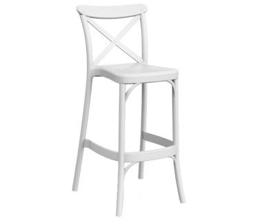 Стілець барний Tilia Capri 65 см біла слонова кістка