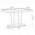 Стол Tilia Antares 80x120 см столешница ироко, база хромированная цвет дерево в интернет-магазине "Мебли Даром"