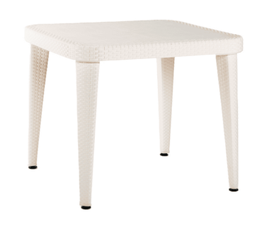 Стол Tilia Osaka 90x90 см ножки пластиковые кремовый