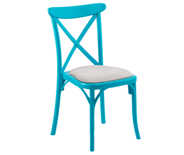 Стул Tilia Capri Pad бирюзовый