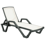 Шезлонг з підлокітниками Tilia Mare зелений - бежевий