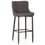 Стілець барний B-120 сірий