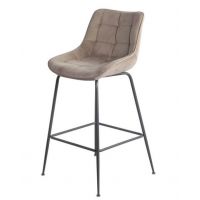 Стул барный B-140 капучино вельвет