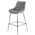 Стул барный B-140 серый вельвет в интернет-магазине "Мебли Даром"