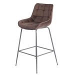 Стул барный B-140 мокко вельвет