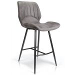 Стул барный B-19 серый
