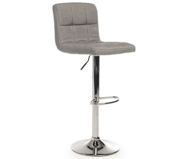 Стілець барний B-40 сірий тканина