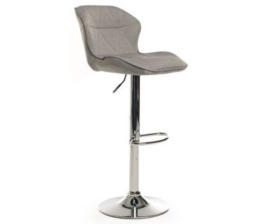 Стілець барний B-70 сірий тканина