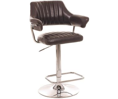 Стілець барний B-90 блискучий коричневий