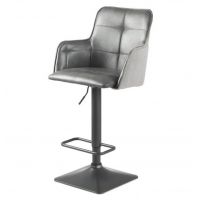 Стілець барний B-98 сірий, сірий антик