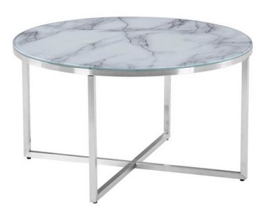 Столик журнальний C-181 білий мармур