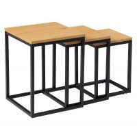 Комплект журнальних столиків CS-10 горіх