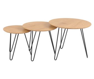 Комплект журнальных столиков CS-15 орех