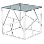 Стол журнальный CF-2 прозрачный