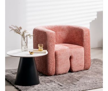 Крісло "Фаусто" пудровий VETRO (Ветро) Крісло "Фаусто" пудровий VETRO (Ветро)