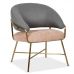 Крісло Адель сірий з рожевим VETRO (Ветро) в інтернет магазині "Меблі Даром"
