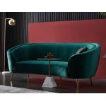 Диван Сильвия вельвет изумруд