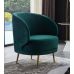 Кресло Сильвия вельвет изумруд в интернет-магазине "Мебли Даром"