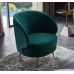 Кресло Сильвия вельвет изумруд в интернет-магазине "Мебли Даром"