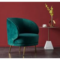 Кресло Сильвия вельвет изумруд