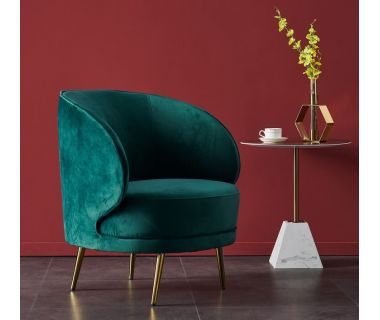 Крісло Сільвія вельвет смарагд Крісло Сільвія вельвет смарагд
