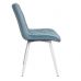 M-45 стул голубой топаз велюр, ножки белые в интернет-магазине "Мебли Даром"