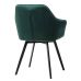 Стул поворотный R-63 изумрудный велюр, ножки черные VETRO Modern (Ветро) в интернет-магазине "Мебли Даром"