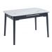 TM-76 раскладной стол, белый мрамор, черный керамика 120 (+30) * 80 * 75 см VETRO VETRO Modern (Ветро) в интернет-магазине "Мебли Даром"