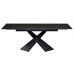 TML-896 (Урбано) Керамический раскладной стол, империал графит Vetro (Ветро) VETRO Modern (Ветро) в интернет-магазине "Мебли Даром"