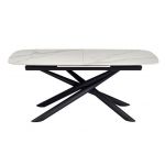 TML-960 (Дино) большой керамический раскладной стол, калакатта кристал Vetro (Ветро)