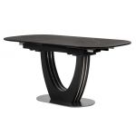 TML-866 Керамічний розкладний стіл, неро маркіна, 130-170*80 см Vetro (Ветро)