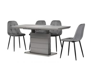 Керамічний стіл TML-850 айс грей Vetro (Ветро)