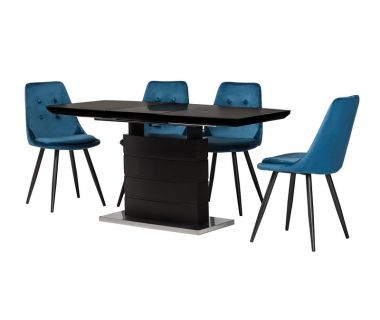 Керамічний стіл TML-850 чорний онікс Vetro (Ветро)