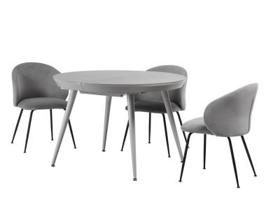 Керамічний стіл TML-875 айс грей Vetro (Ветро)