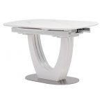 Керамічний стіл TML-866 білий мармур