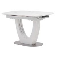 Керамічний стіл TML-866 білий мармур