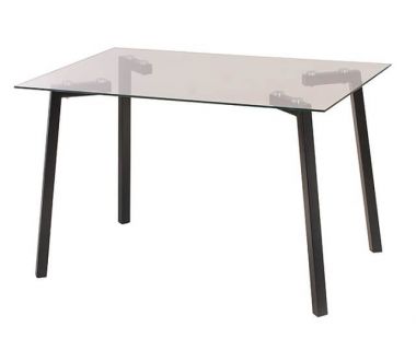 Стол обеденный T-204 прозрачный 120*80*75см