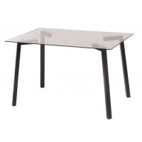 Стол обеденный T-204 прозрачный 120*80*75см