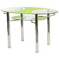Стол обеденный T-211 зеленый 120*70*75см