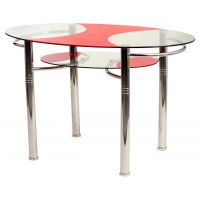 Стол обеденный T-211 красный 120*70*75см