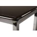 Стол раскладной стеклянный T-231 коричневый 110 (+60)*74*75 см в интернет-магазине "Мебли Даром"
