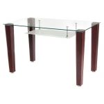 Стол стеклянный T-285 прозрачный 120*70*75см