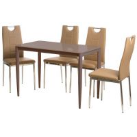 Стол стеклянный T-300-11 кофе мокко 110*60*75см