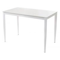 Стол стеклянный T-300-11 снежно-белый 110*60*75см