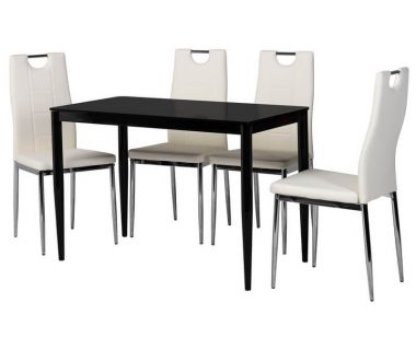 Стіл скляний T-300-11 чорний 110*60*75см